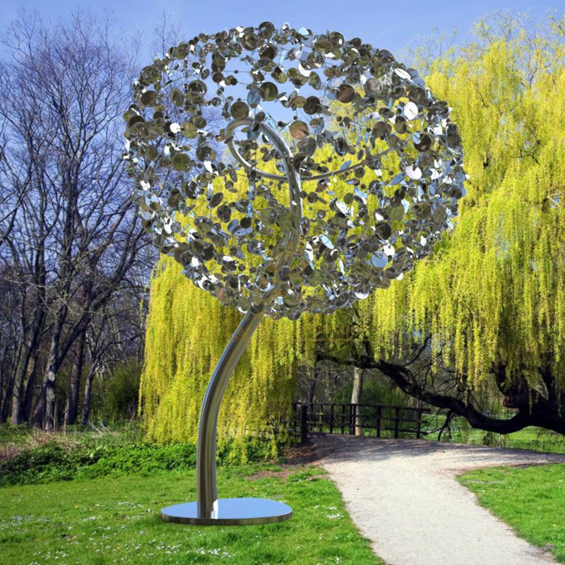 Arabia stainless steel tree sculpture