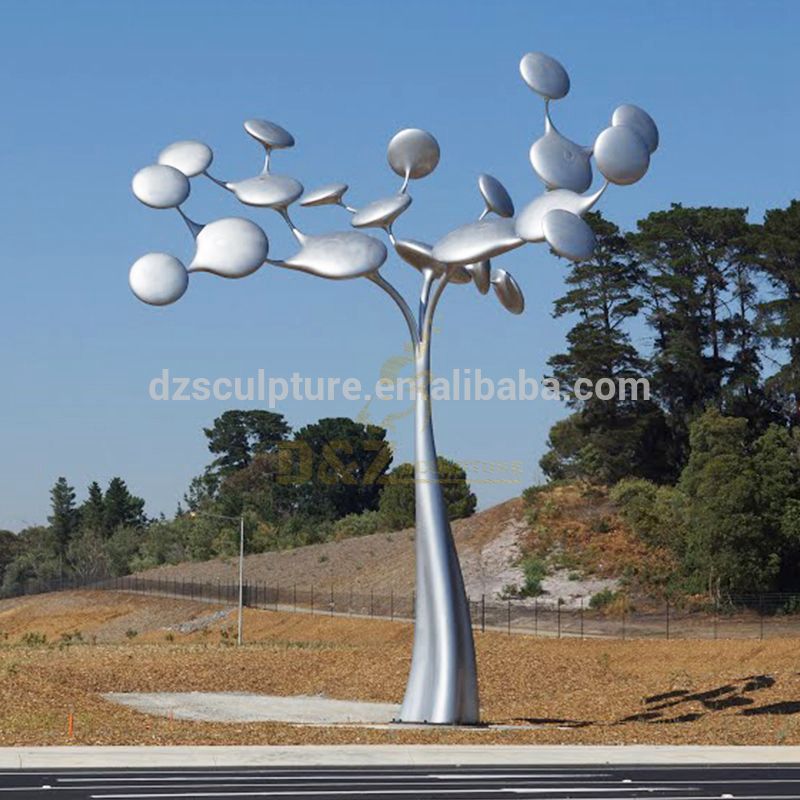Custom Metal Abstract Tree Sculpture Stainless Steel Sculpture
