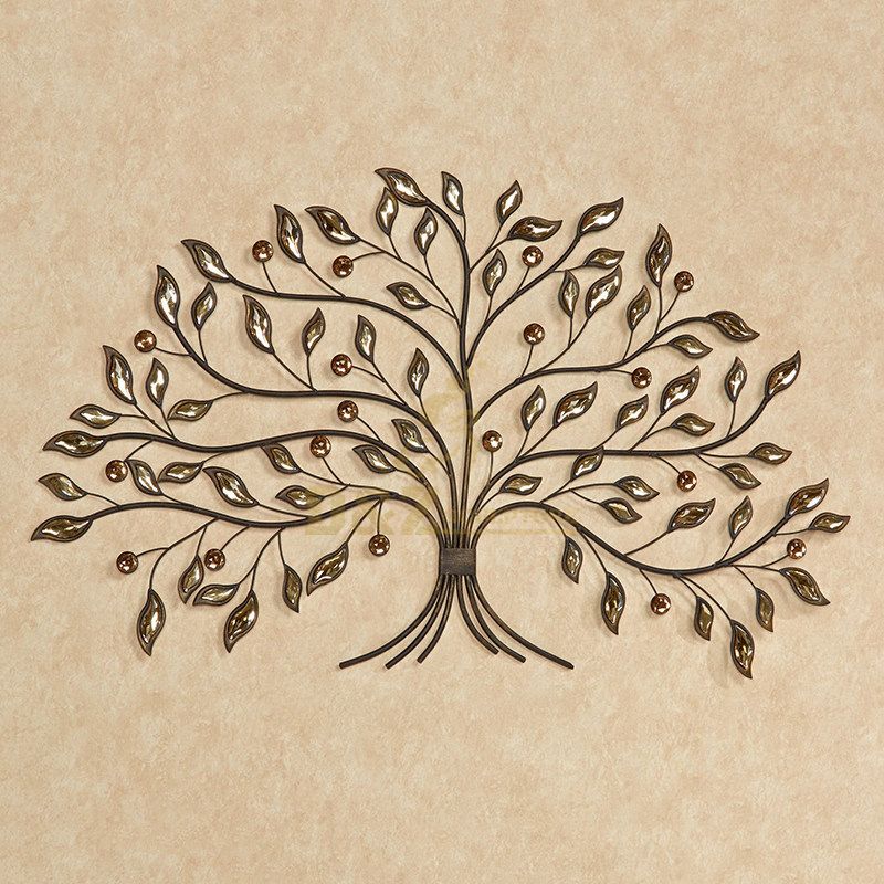 Tree Wall Decor With Metal stainless steel Material