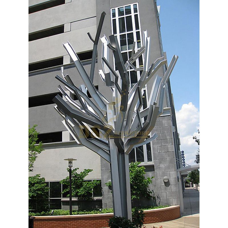 Wholesale custom design decoration art metal tree for city decoration