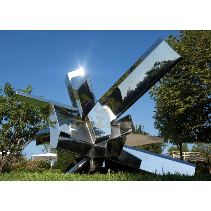 Customized Abstract Design Art Decor Stainless Steel Sculpture