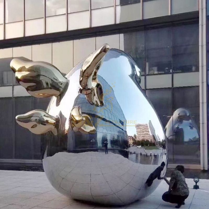 Stainless Steel Sculpture of Art Abstract Metal Outdoor Decoration