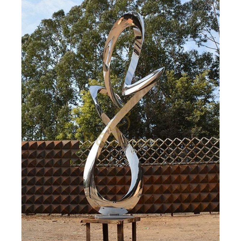 Metal Contemporary Modern Stainless Steel Wire Sculptures