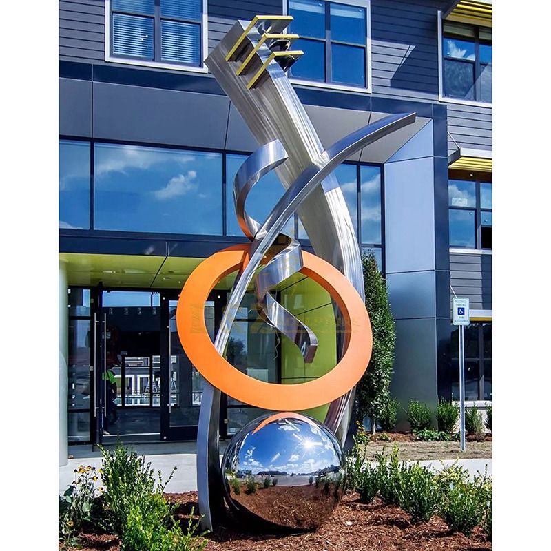 Outdoor Art Decoration Musical Instrument Stainless Steel Sculpture