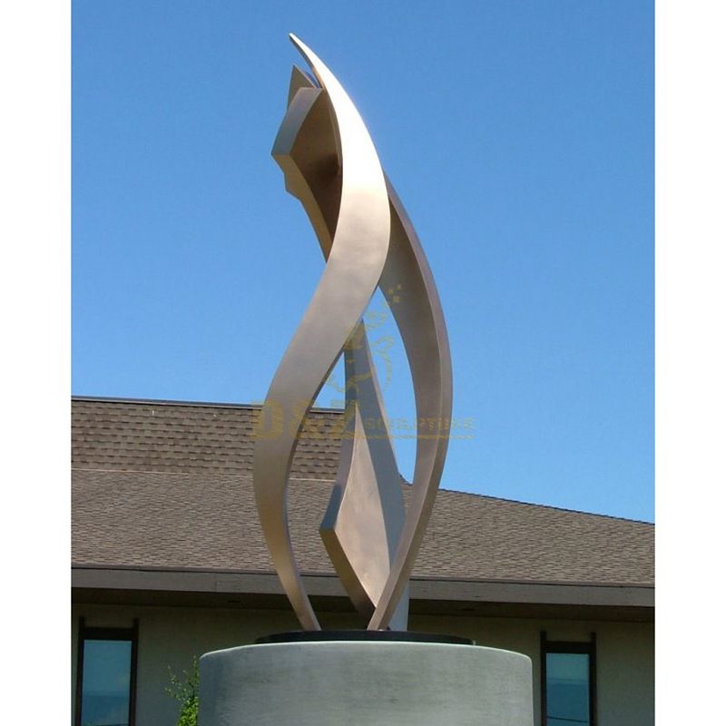 Modern Art Style Stainless Steel Sculpture for Garden Decoration