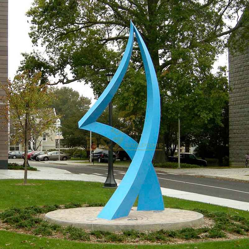 Modern  Abstract Outdoor Large Art Stainless Steel Sculpture