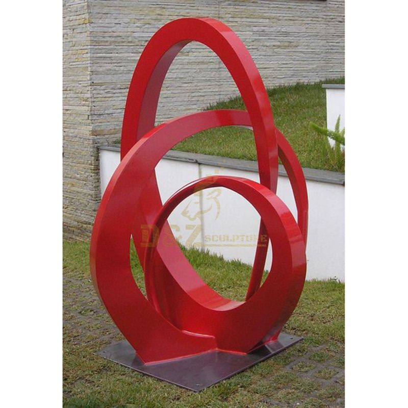 Large Modern Outdoor Garden Abstract Art Stainless Steel Sculpture