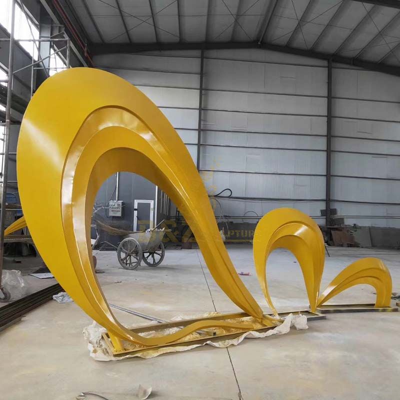 Huge Stainless Steel Modern Metal Art Sculptures For Outdoor