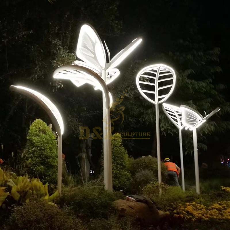 New Design Stainless Steel Butterfly Sculpture For Garden
