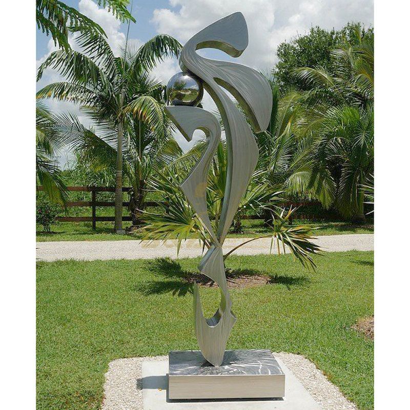 Outdoor Garden Park Decoration Stainless Steel Ball Sculpture