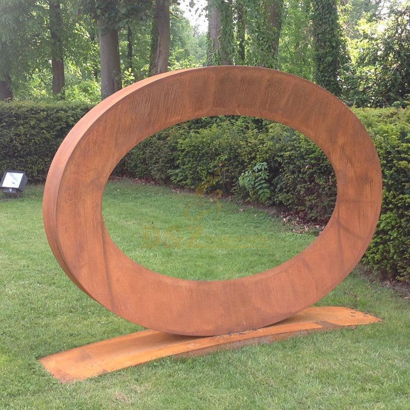 Large Modern Art Craft Corten Steel Garden Metal Sculpture