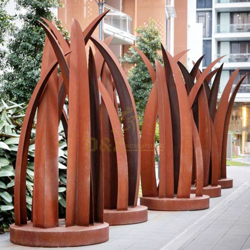High Quality Outdoor Metal Art Garden Corten Steel Sculpture For Sale