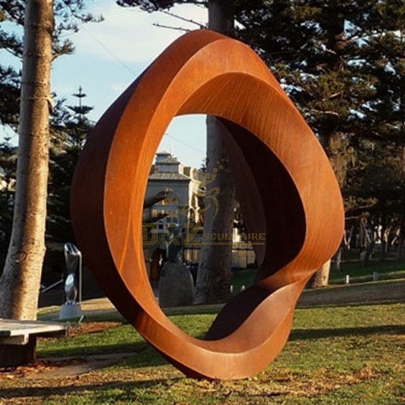 Large Abstract Art Stainless Steel Corten Steel Sculpture