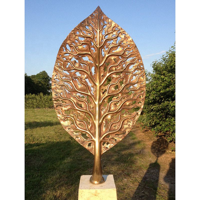 Stainless Steel Corten Garden Decoration Leaves Sculpture