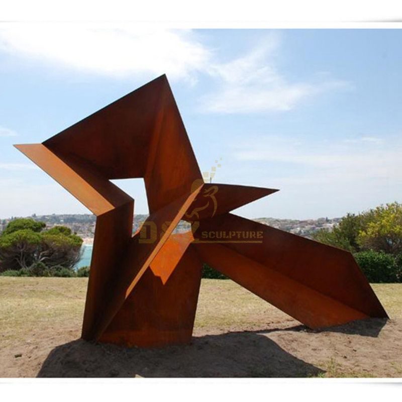 Decorative Metal Crafts Corten Steel Garden Sculpture