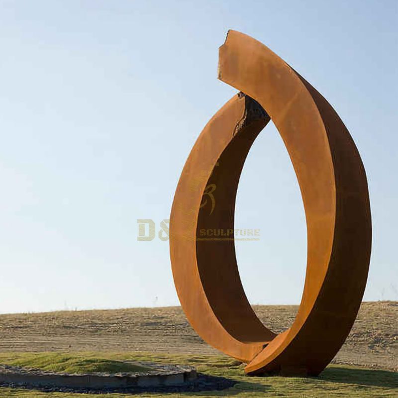 Large Art Craft Corten Steel Garden Metal Sculpture