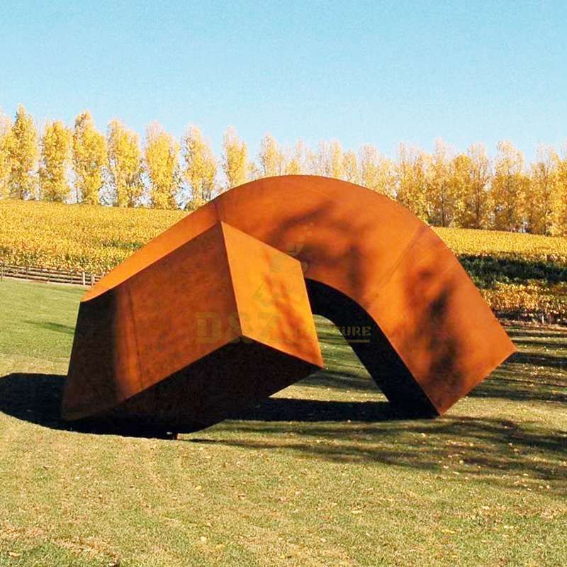 Outdoor Decoration Garden Corten Steel Sculpture