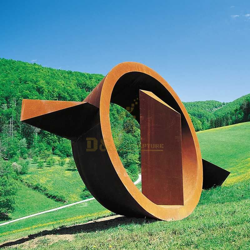 Large Art Craft Corten Steel Garden Metal Sculpture