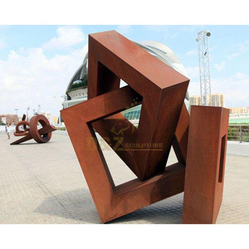 Rusty metal Art craft Corten steel for Home Garden