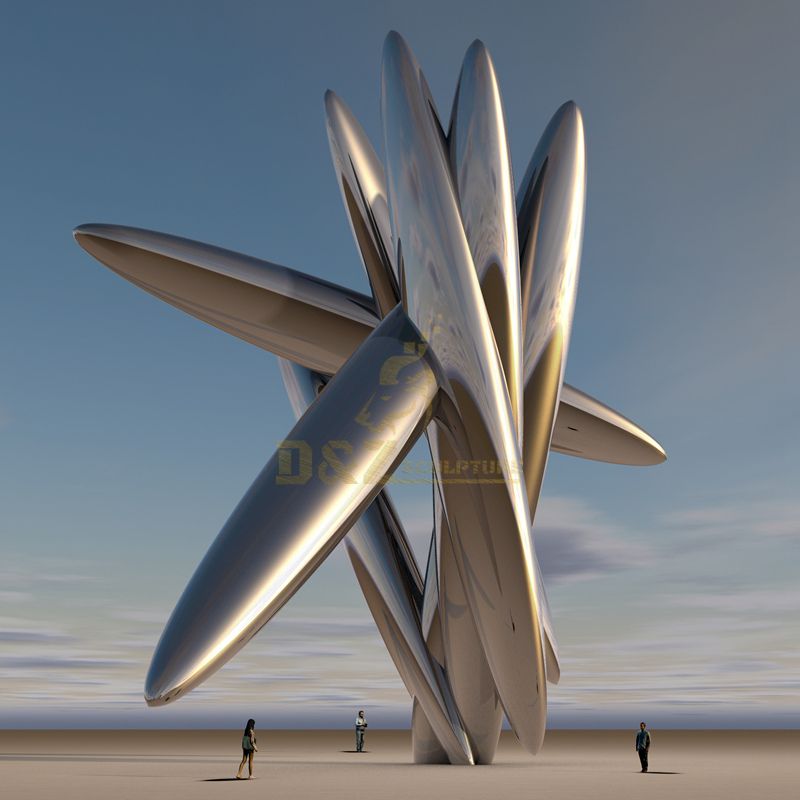 Designed by artist Ken Kelleher Modern Stainless Steel Abstract Metal Art Sculptures