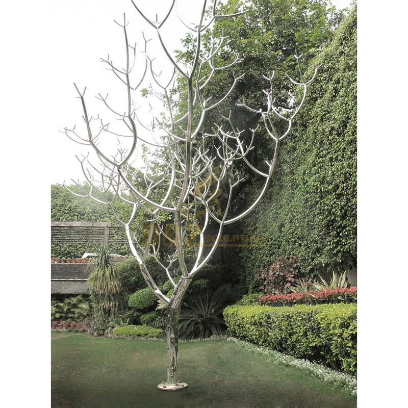 Outdoor Garden Decor Metal New Product Stainless Steel Tree Sculpture