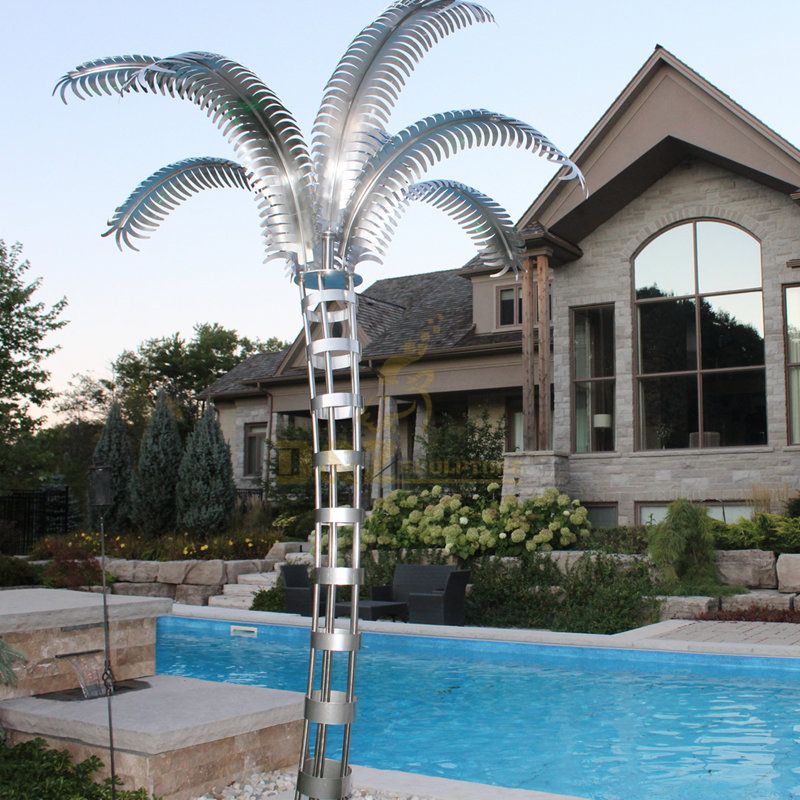 Garden Outdoor Large Stainless Steel Tree Of Life Sculpture