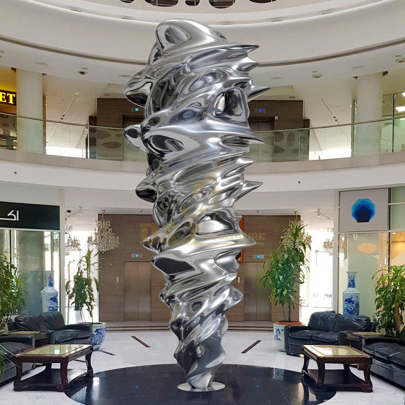 Wholesale Modern Abstract Stainless Steel Sculpture for Garden