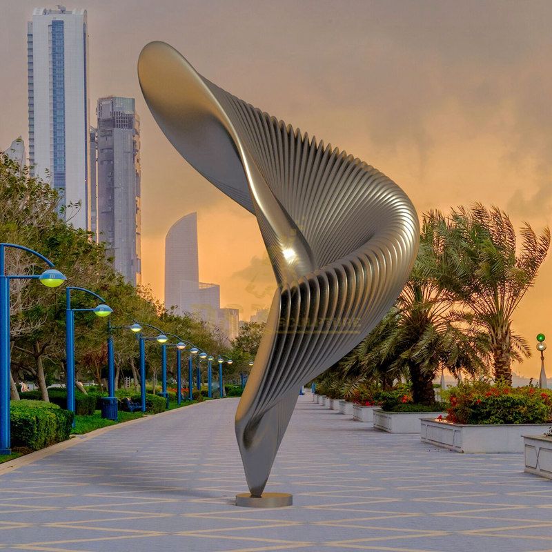 Custom 3d Design Modern Stainless Steel Statue