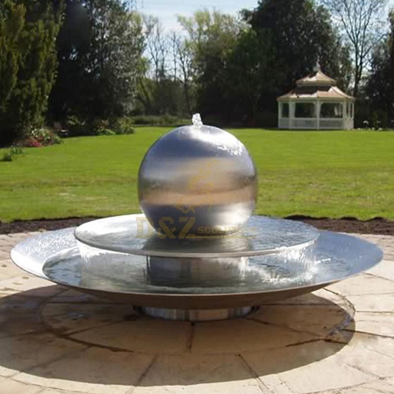 Customized Stainless Steel Fountain Sculpture for Garden