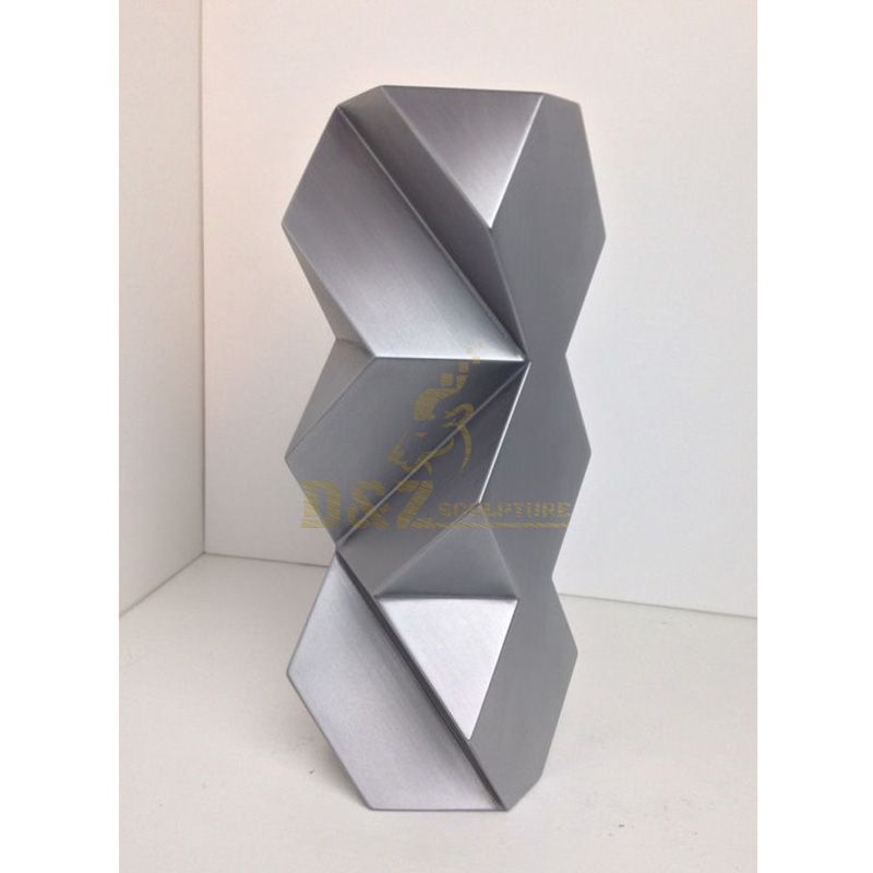 New design stainless steel geometric metal sculpture