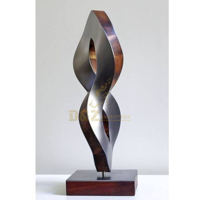 Manufacturer wholesale indoor metal decor abstract garden art sculpture stainless steel