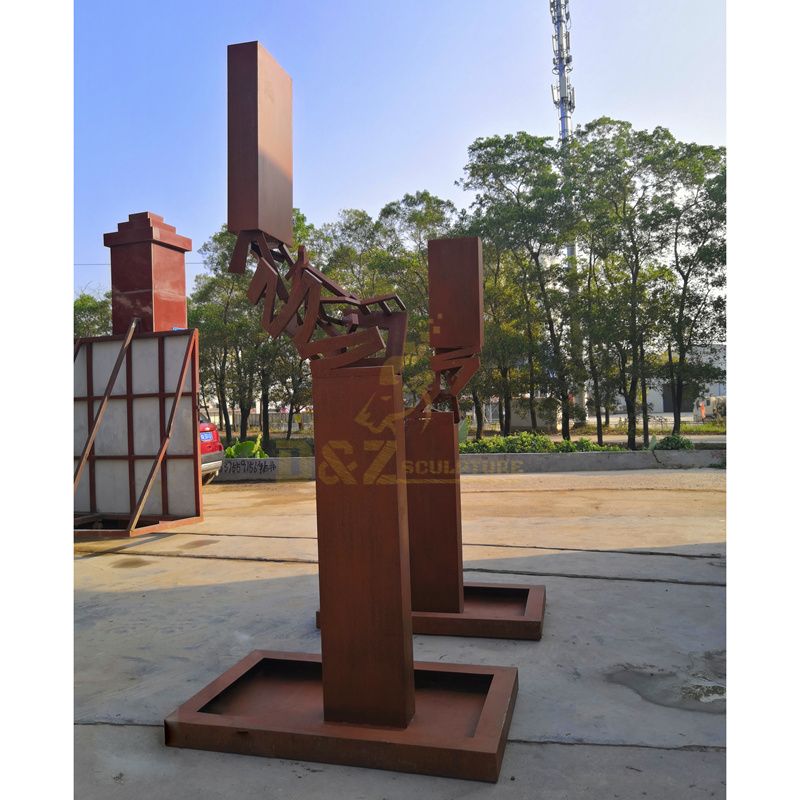 Custom Outdoor Corten Steel Sculpture