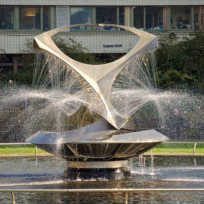 Outdoor Large Brushed Stainless Steel Letters Sculpture