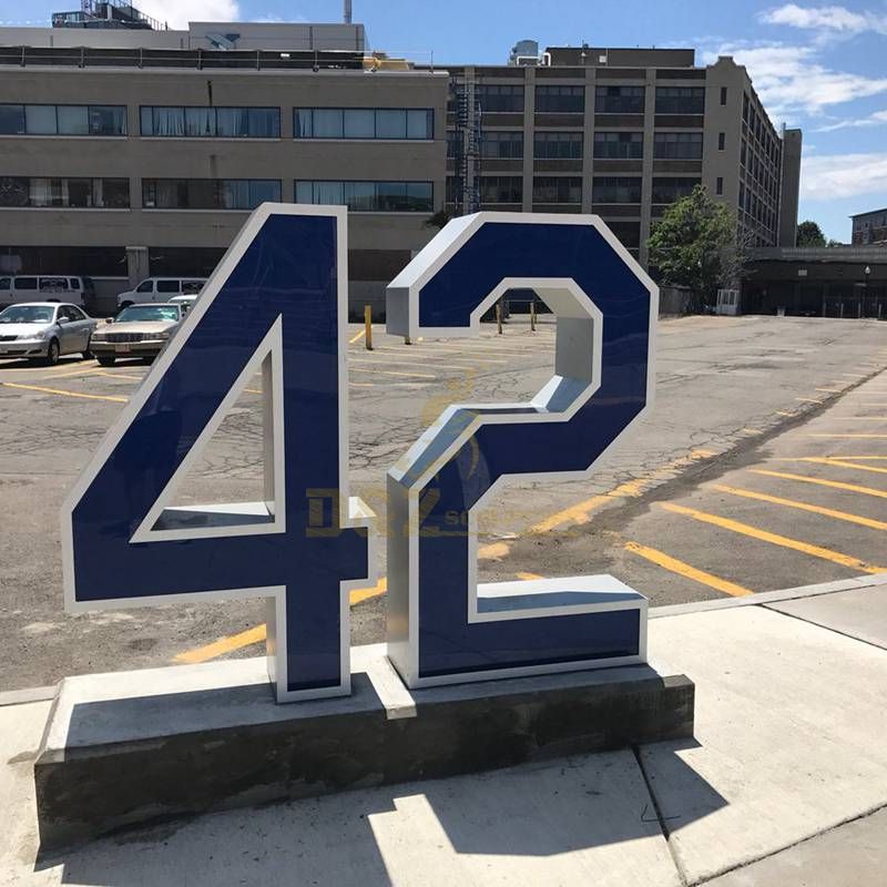 Custom Large Outdoor Inside Metal Letter Sculpture