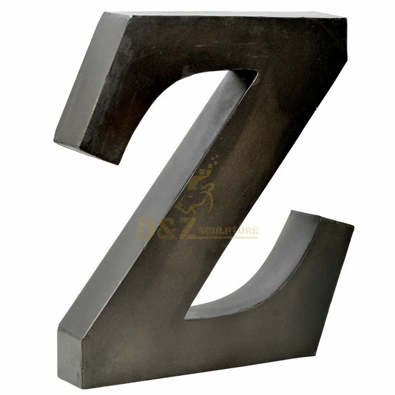 Customized Modern Letters Outdoor Decorative Stainless Steel Sculpture