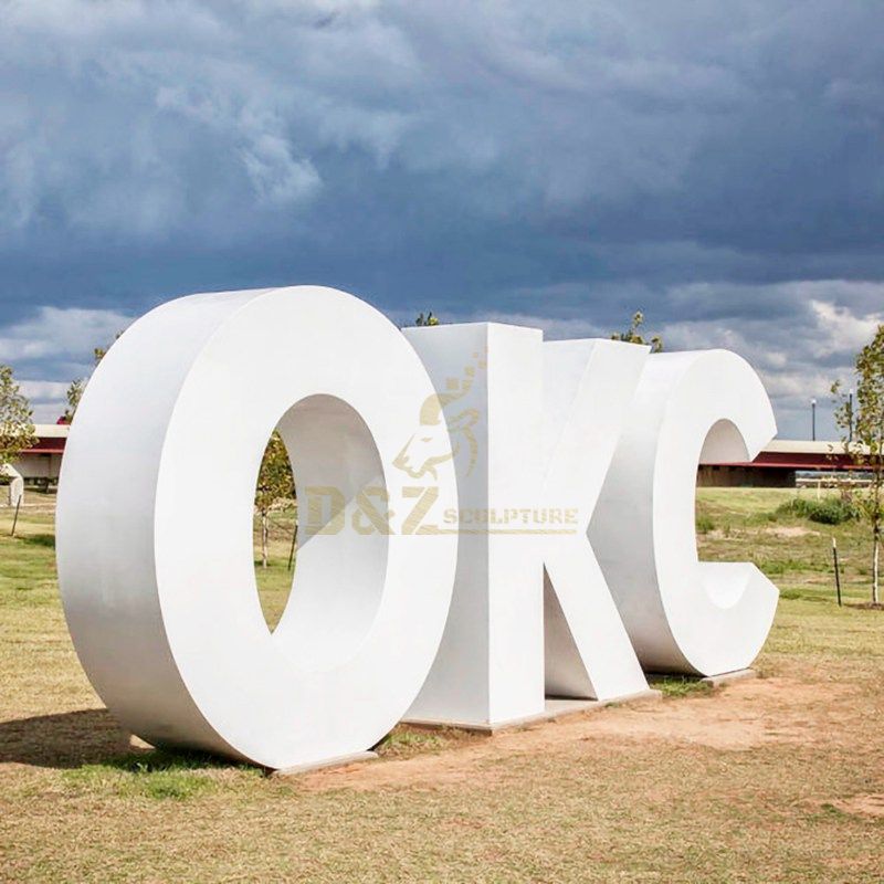 High Quality Sculpture Stainless Steel Letter Statue