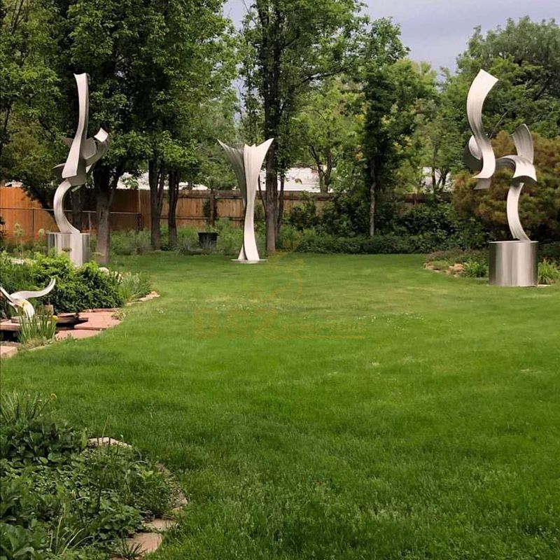 Modern Garden Art Sculpture Stainless Steel Metal Sculpture