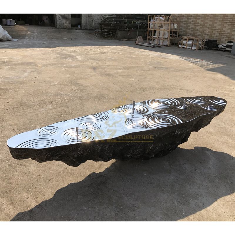 Handmade Metal Stainless Steel Table Sculpture