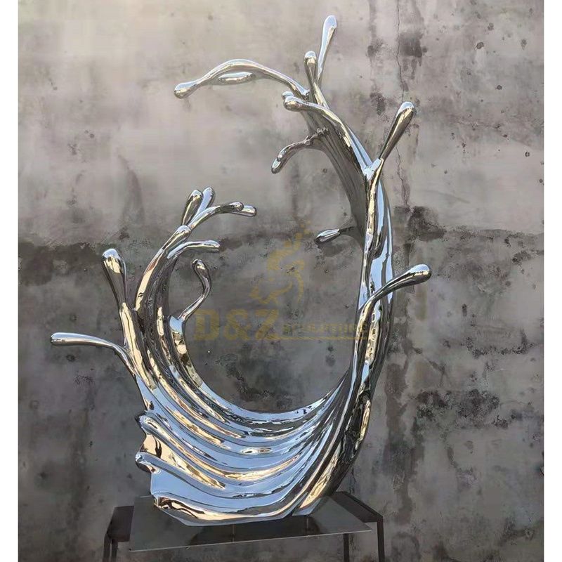 New Design Home Decoration Stainless Steel Spray Sculpture