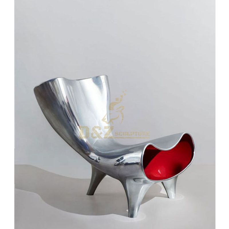 Modern Decoration High Quality Stainless Steel Chair Sculpture