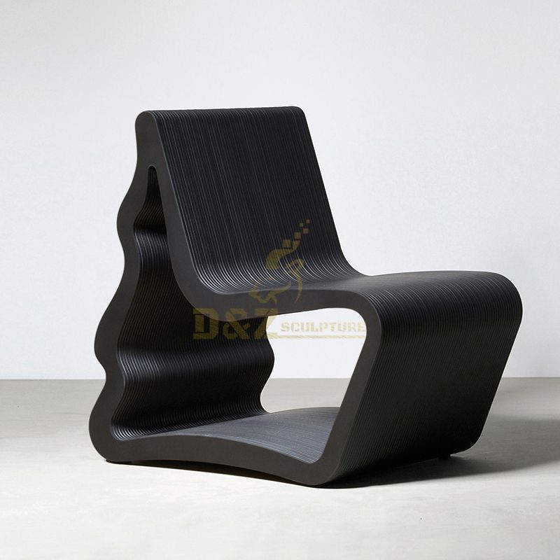Abstract Art Garden Stainless Steel Sculpture Chairs