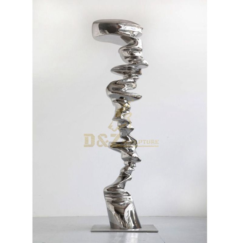 Interior Simple Design Mirror Stainless Steel Sculpture