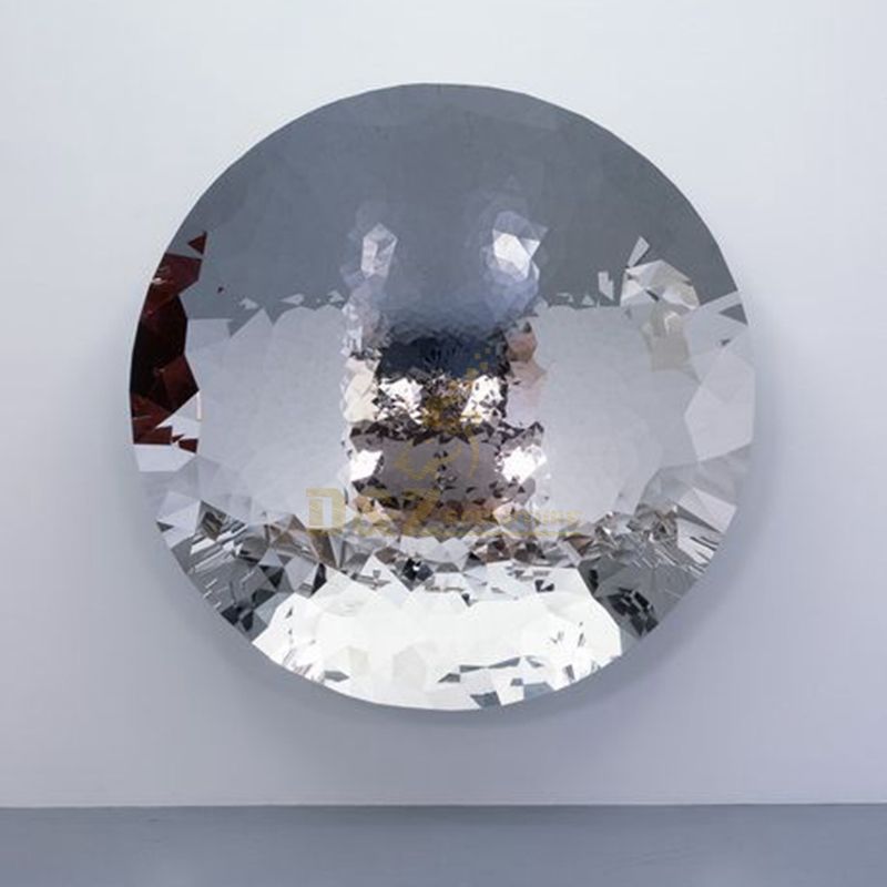 Modern Home Decor Stainless Steel Mirror Wall Sculpture
