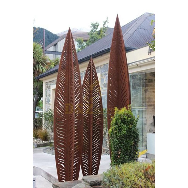 Outdoor Large Size Abstract Corten Steel Sculpture For Sale