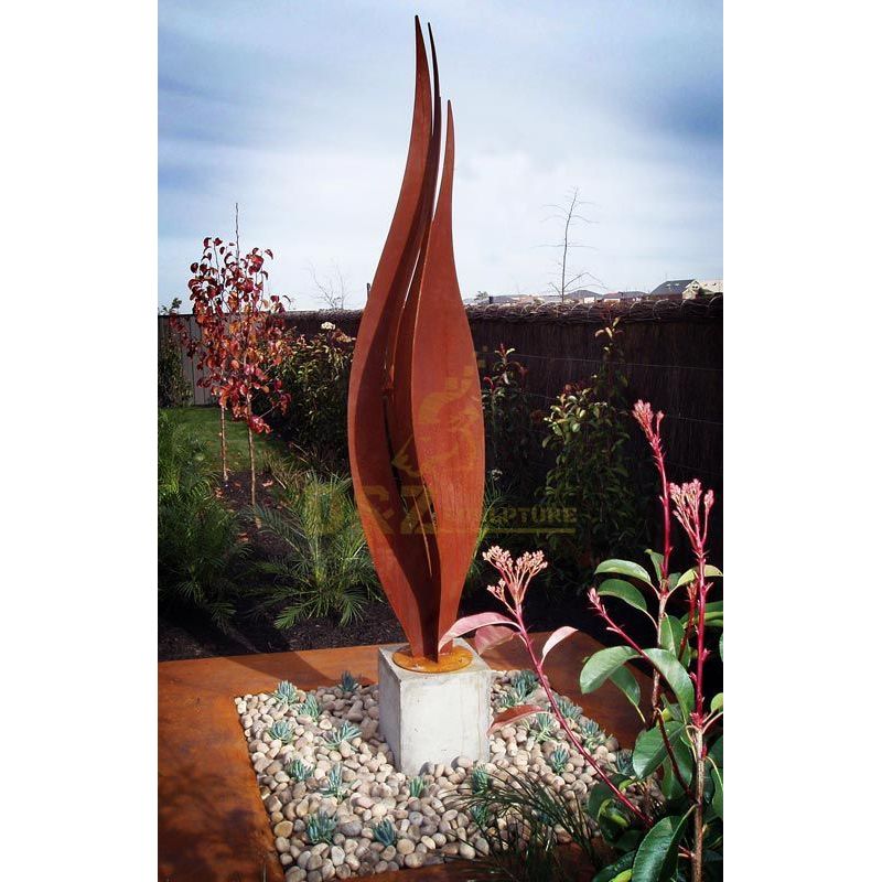 Modern Popular Corten Steel Tree Sculpture