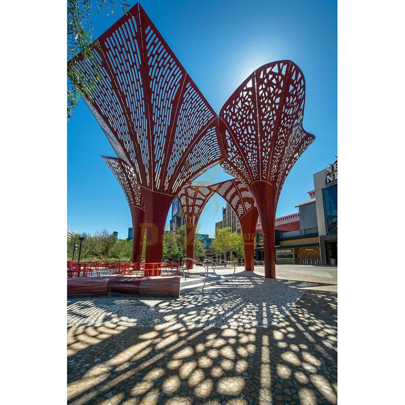 Custom Garden Abstract Tree Stainless Steel Sculpture
