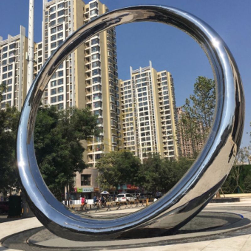 Hot Sale Mirror Stainless Steel Outdoor Sculptures For Sale