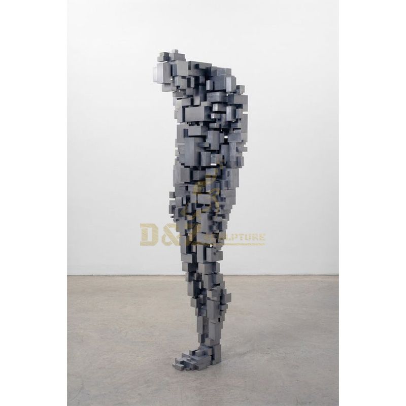 New Design Stainless Steel City Decor Metal Figure Statue