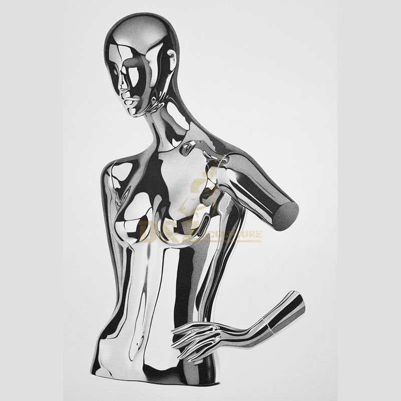 Modern Style Home Decoration Metal Figure Bust Sculpture