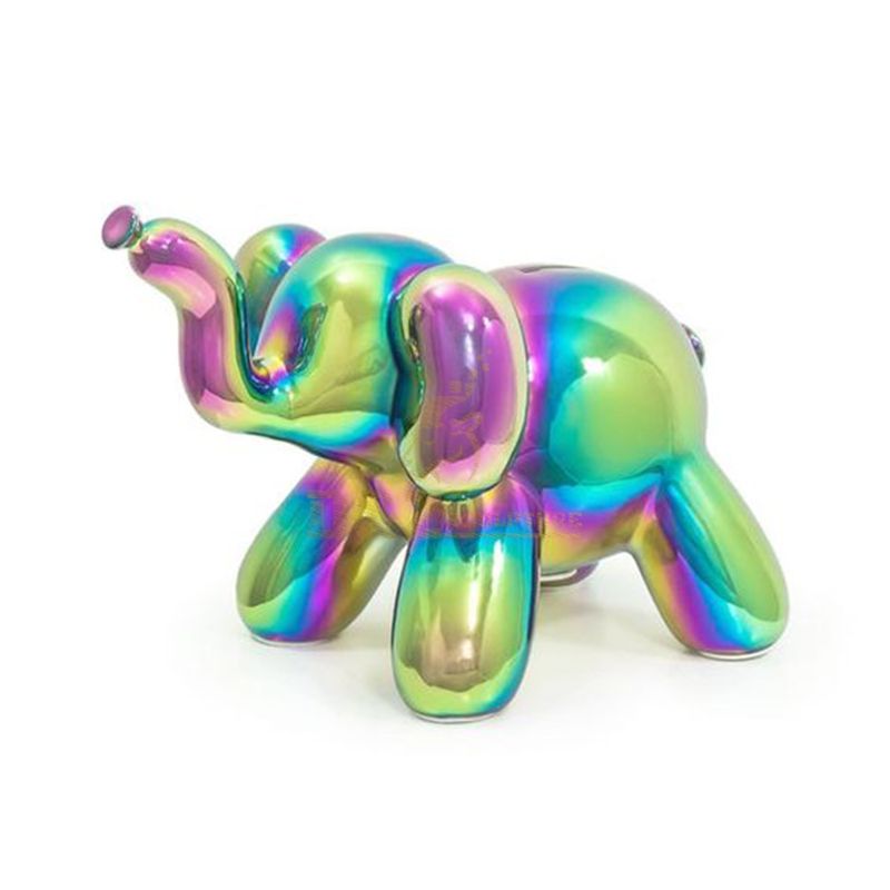 stainless steel for home decoration balloon elephant sculpture